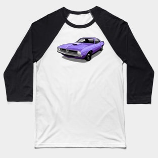 1970 Plymouth Barracuda in  In Violet Baseball T-Shirt